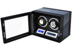 Cutie intors ceasuri automatice iUni, Luxury Watch Winder 2 Carbon